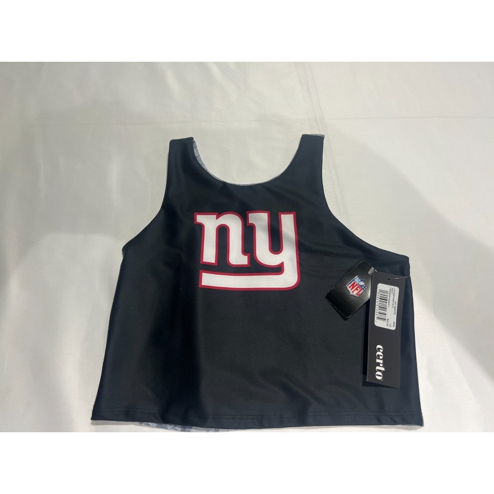 New York Giants Midi Sports Bra Womens Large Black Camo NWT Workout Running Gym - Picture 1 of 3